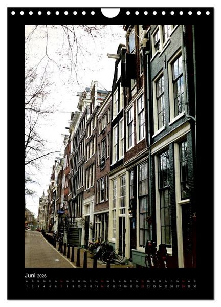 Produktbild: Amsterdam (Wandkalender 2026 DIN A4 hoch), CALVENDO Monatskalender