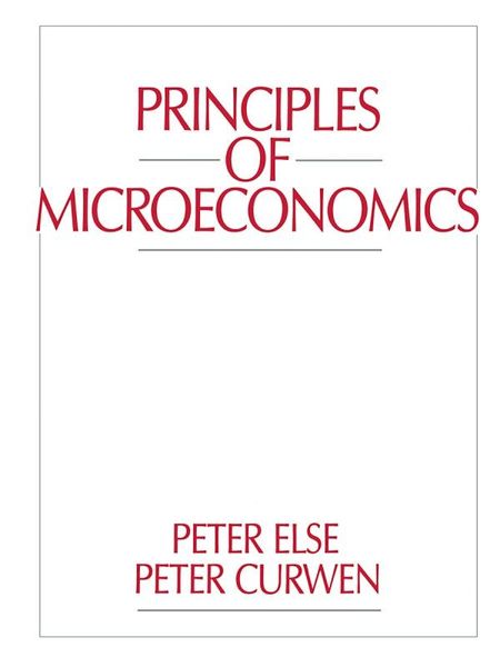 Produktbild: Principles of Microeconomics