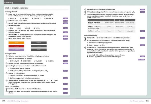Produktbild: AQA GCSE Chemistry 9-1 Student Book