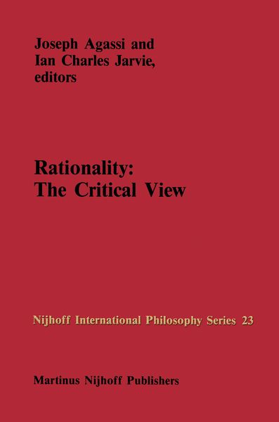 Produktbild: Rationality: The Critical View