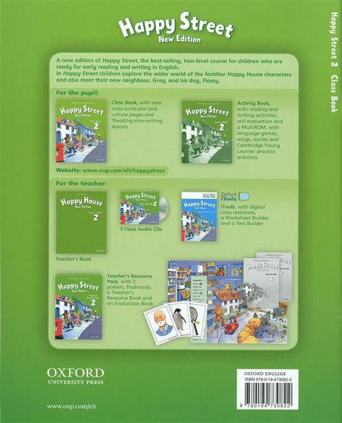 Produktbild: Happy Street 2 Class Book
