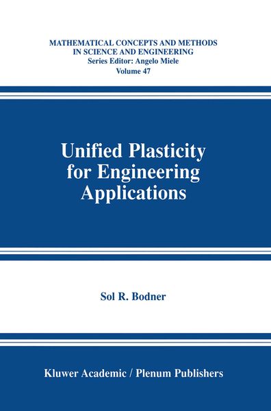 Produktbild: Unified Plasticity for Engineering Applications