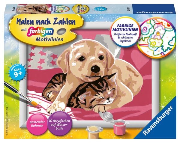 Ravensburger Malen nach Zahlen, Beste Freunde