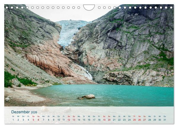Produktbild: Norwegen von Oslo bis &Aring;lesund (Wandkalender 2026 DIN A4 quer), CALVENDO Monatskalender