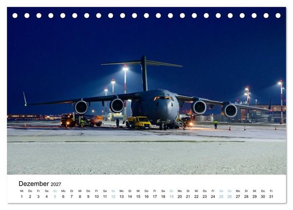 Produktbild: Air Cargo - Frachtflugzeuge, Giganten der L&uuml;fte (Tischkalender 2027 DIN A5 quer), CALVENDO Monatskalender