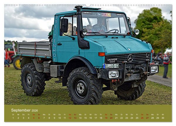 Produktbild: Ein Mythos mit Stern - das Universalmotorger&auml;t (hochwertiger Premium Wandkalender 2026 DIN A2 quer), Kunstdruck in Hochglanz