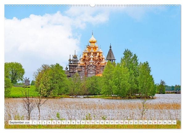 Produktbild: Russland - Auf dem Wasser von Moskau nach St. Petersburg (Wandkalender 2026 DIN A2 quer), CALVENDO Monatskalender
