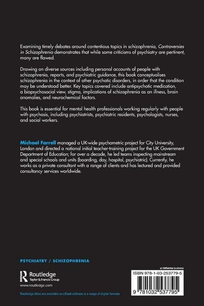 Produktbild: Controversies in Schizophrenia