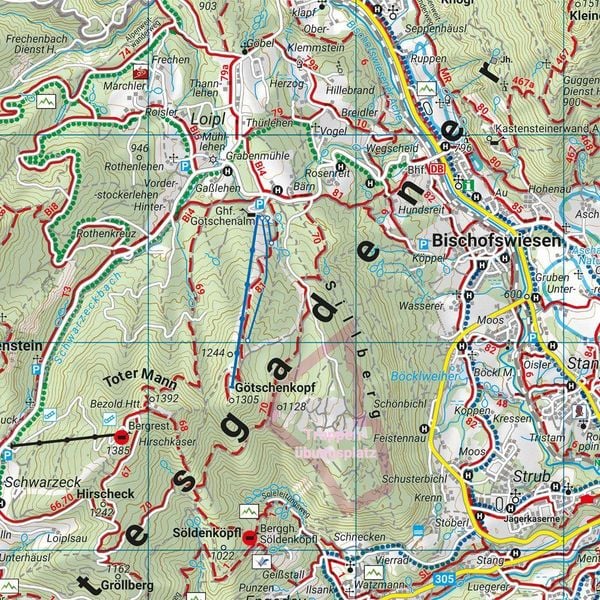 Produktbild: Freytag & berndt Wanderkarte WKXL 3050 Berchtesgaden XL, Bad Reichenhall - K&ouml;nigssee 1:30.000
