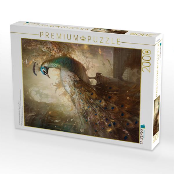 Produktbild: CALVENDO Puzzle Ein Motiv aus dem Kalender Malerische Pfaue | 2000 Teile Lege-Gr&ouml;&szlig;e 90x67cm Foto-Puzzle f&uuml;r gl&uuml;ckliche Stunden