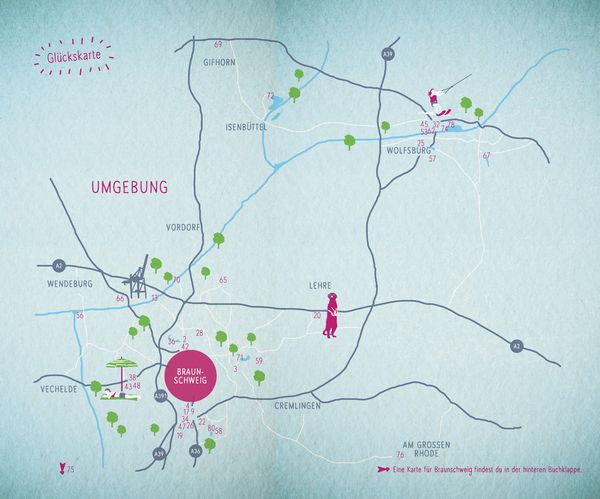 Produktbild: Blaue Gl&uuml;cksorte in und um Braunschweig