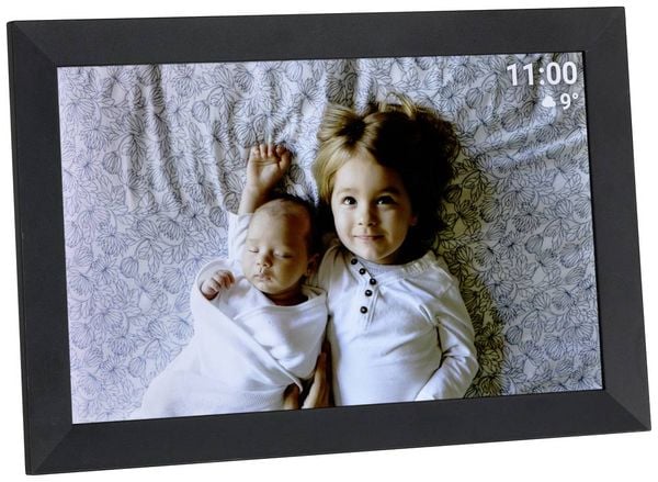 TFA Dostmann FRAMEO App Digitaler WiFi-Bilderrahmen 25.7 cm 10.1 Zoll 1280 x 800 Pixel 32 GB Schwarz