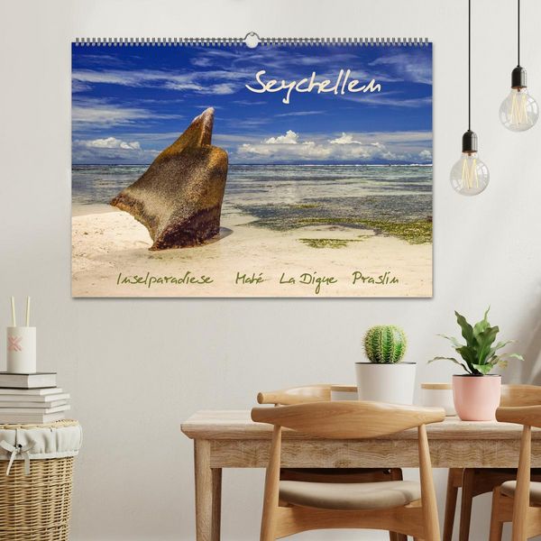 Produktbild: Seychellen - Inselparadiese Mah&eacute; La Digue Praslin (Wandkalender 2026 DIN A2 quer), CALVENDO Monatskalender