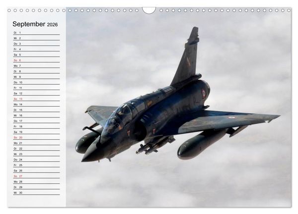 Produktbild: Kriegstechnik. Kampfjet-Impressionen (Wandkalender 2026 DIN A3 quer), CALVENDO Monatskalender