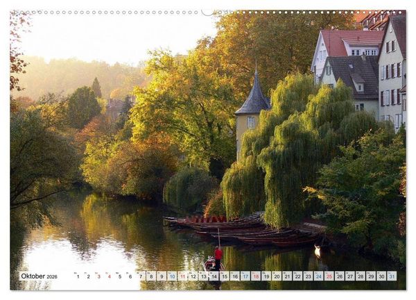 Produktbild: Rund um T&uuml;bingen und Sch&ouml;nbuch (hochwertiger Premium Wandkalender 2026 DIN A2 quer), Kunstdruck in Hochglanz