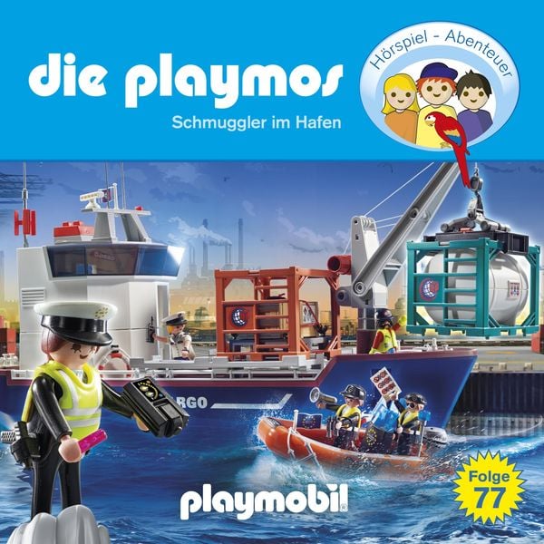 Die Playmos - Das Original Playmobil Hörspiel, Folge 77: Schmuggler im Hafen - Simon X. Rost , Florian Fickel, Audio, 4260229664650