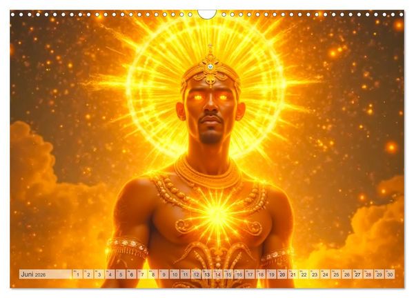 Produktbild: Afrikanische Mythologie - G&ouml;tter, Helden und Monster (Wandkalender 2026 DIN A3 quer), CALVENDO Monatskalender