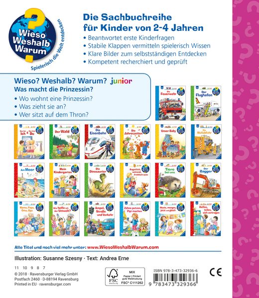 Produktbild: Wieso? Weshalb? Warum? junior (2-4 J.), Band 19 - Was macht die Prinzessin?