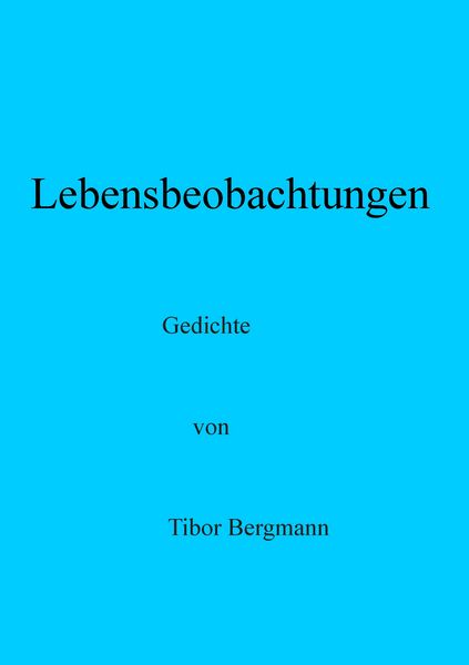 Produktbild: Lebensbeobachtungen