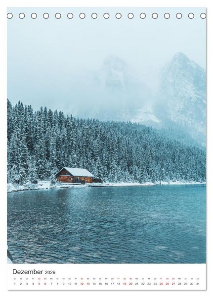 Produktbild: Kanada - Das wundersch&ouml;ne Land im Norden. (Tischkalender 2026 DIN A5 hoch), CALVENDO Monatskalender