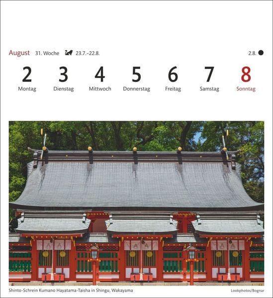 Produktbild: Japan Sehnsuchtskalender 2027 - Wochenkalender mit 53 Postkarten