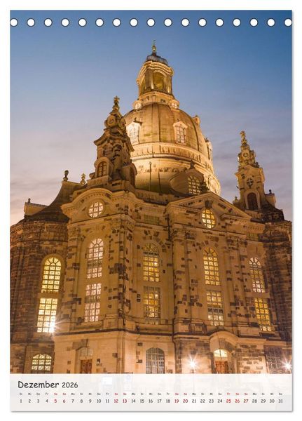 Produktbild: Dresden - Bilder aus Elbflorenz (Tischkalender 2026 DIN A5 hoch), CALVENDO Monatskalender