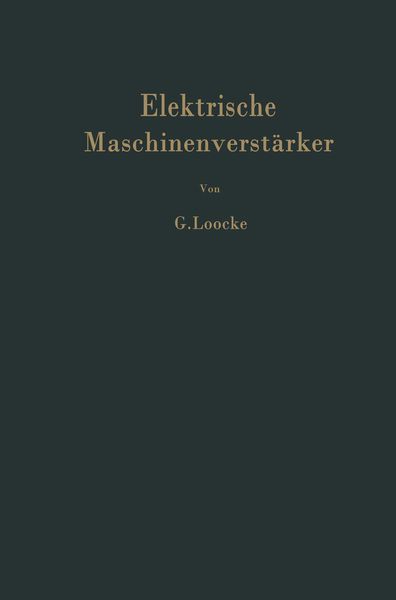 Produktbild: Elektrische Maschinenverst&auml;rker