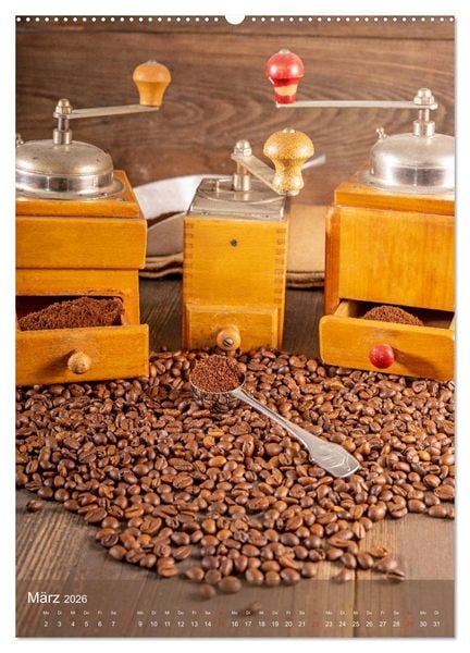 Produktbild: Kaffee f&uuml;r ein Genusserlebnis (Wandkalender 2026 DIN A2 hoch), CALVENDO Monatskalender