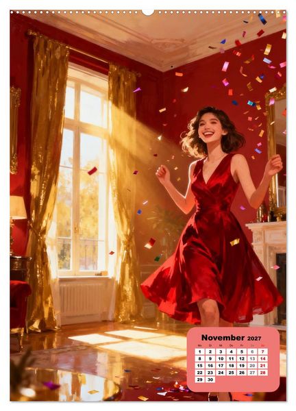 Produktbild: Meine Zeit &ndash; Die Welt geh&ouml;rt mir (hochwertiger Premium Wandkalender 2027 DIN A2 hoch), Kunstdruck in Hochglanz