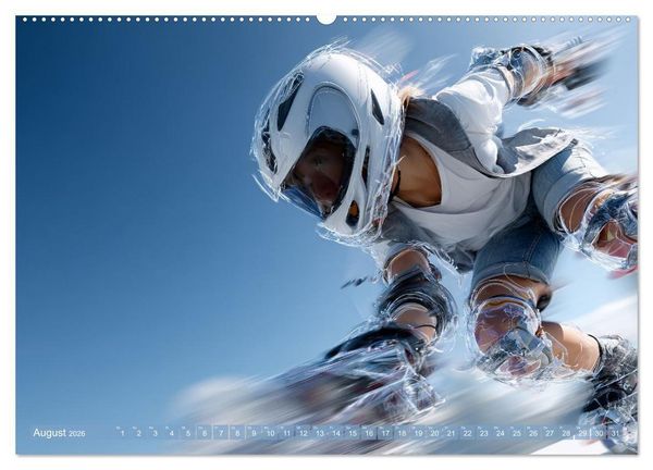 Produktbild: Gro&szlig;e Momente des Sports (hochwertiger Premium Wandkalender 2026 DIN A2 quer), Kunstdruck in Hochglanz