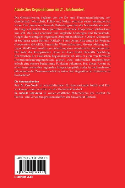 Produktbild: Asiatischer Regionalismus im 21. Jahrhundert
