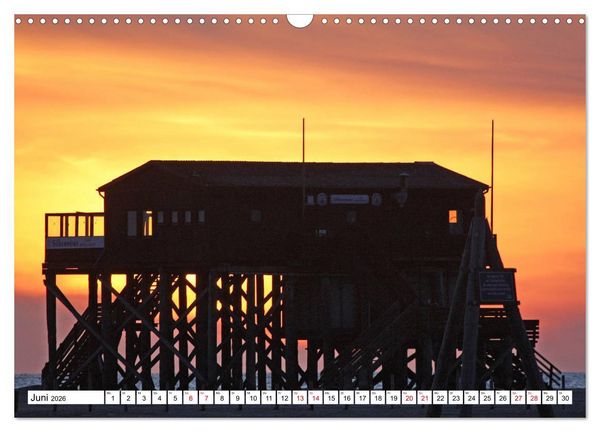 Produktbild: Impressionen aus Sankt Peter-Ording (Wandkalender 2026 DIN A3 quer), CALVENDO Monatskalender