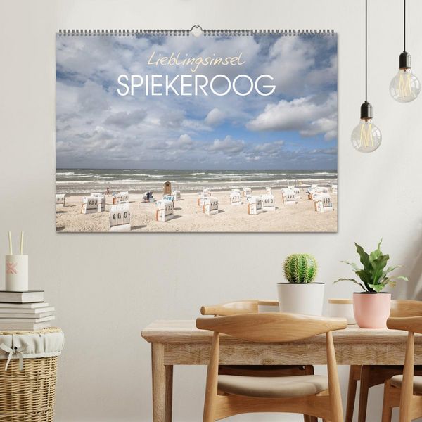 Produktbild: Lieblingsinsel Spiekeroog (Wandkalender 2026 DIN A2 quer), CALVENDO Monatskalender