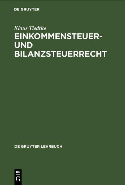 Produktbild: Einkommensteuer- und Bilanzsteuerrecht