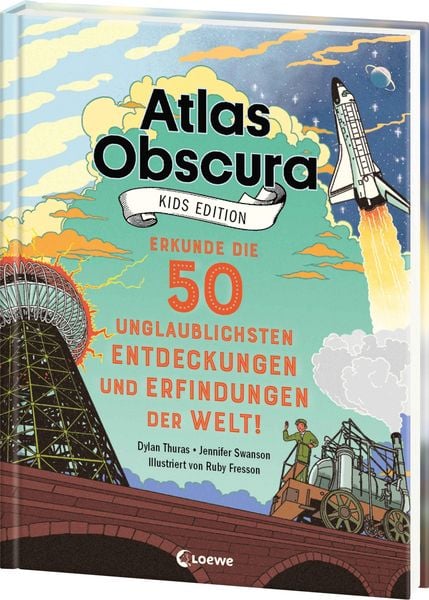 Produktbild: Atlas Obscura Kids Edition - Erkunde die 50 unglaublichsten Entdeckungen und Erfindungen der Welt!
