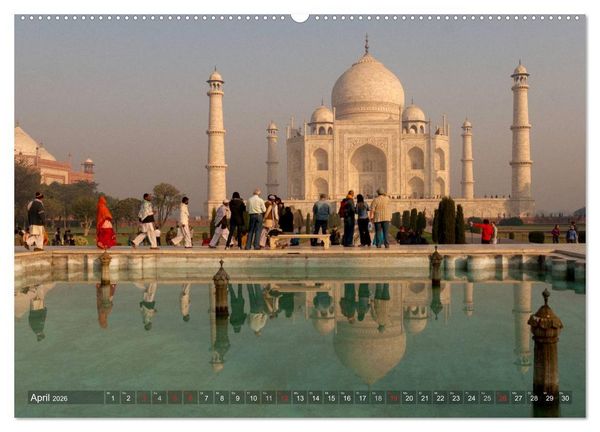 Produktbild: Zauberhaftes Indien (Wandkalender 2026 DIN A2 quer), CALVENDO Monatskalender