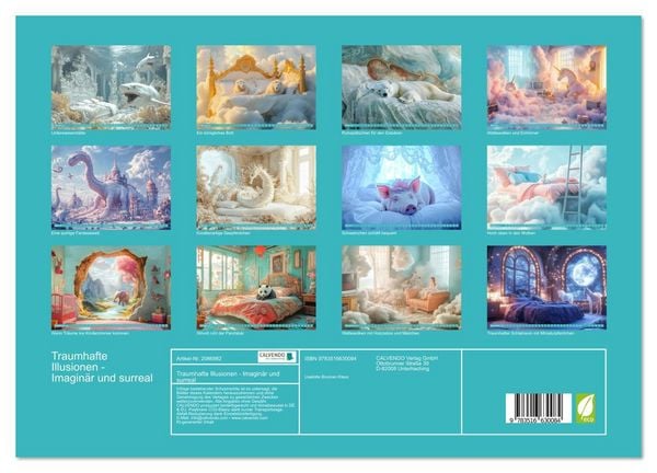 Produktbild: Traumhafte Illusionen - Imagin&auml;r und surreal (Wandkalender 2026 DIN A3 quer), CALVENDO Monatskalender