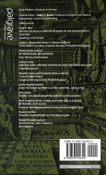 Produktbild: Constructing Monsters in Shakespeare's Drama and Early Modern Culture