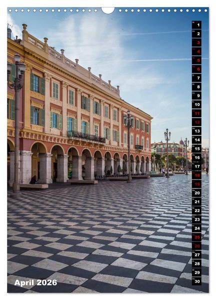 Produktbild: Idyllisches Nizza (Wandkalender 2026 DIN A3 hoch), CALVENDO Monatskalender