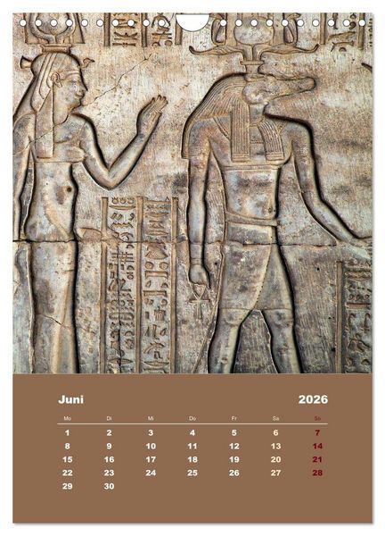 Produktbild: Antikes &Auml;gypten (Wandkalender 2026 DIN A4 hoch), CALVENDO Monatskalender