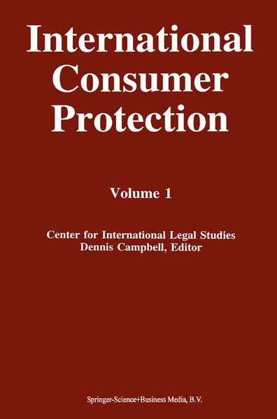 Produktbild: International Consumer Protection