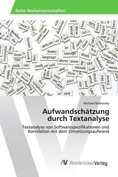 Produktbild: Aufwandsch&auml;tzung durch Textanalyse