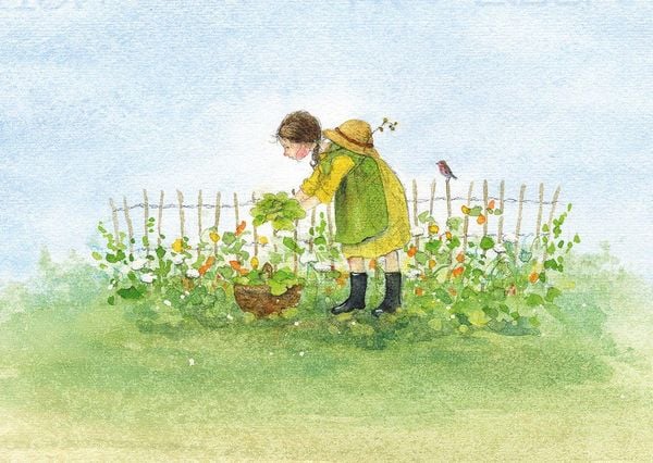 Produktbild: Postkartenbuch &raquo;Gartenkinder&laquo;