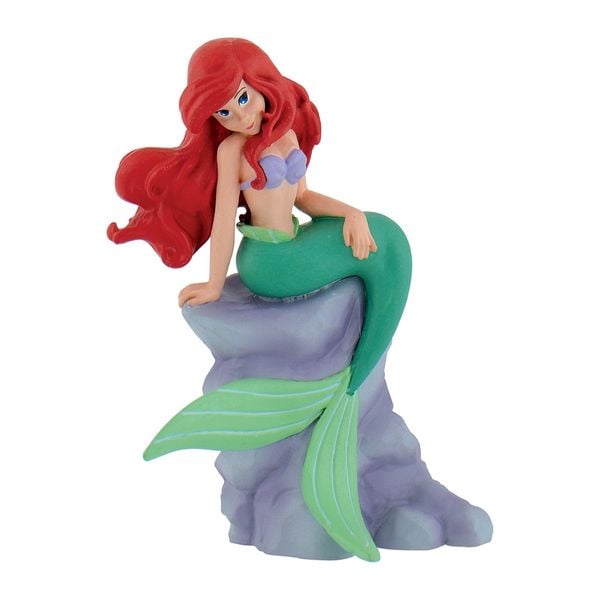 Produktbild: Bullyland Spielfigur - Walt Disney Arielle die Meerjungfrau auf Felsen, ca. 8,5 cm