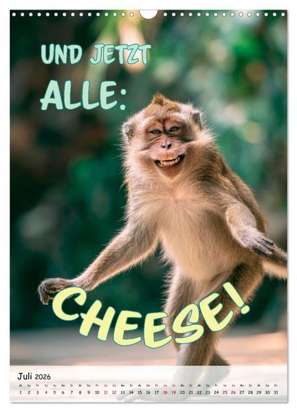 Produktbild: Tierisch erwischt (Wandkalender 2026 DIN A3 hoch), CALVENDO Monatskalender