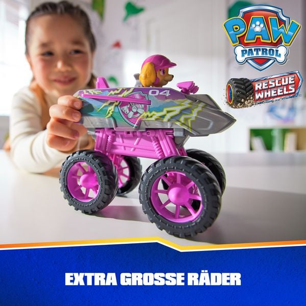 Produktbild: PAW Patrol Rescue Wheels - Skyes Flug-Monstertruck mit Verwandlung in Jet-Modus und Skye Hundefigur