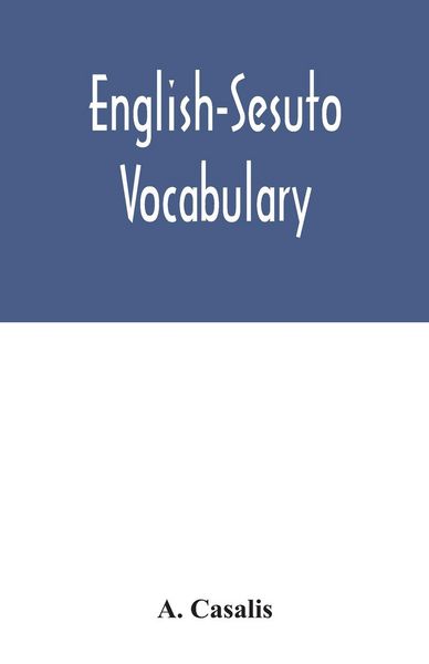 Produktbild: English-Sesuto vocabulary