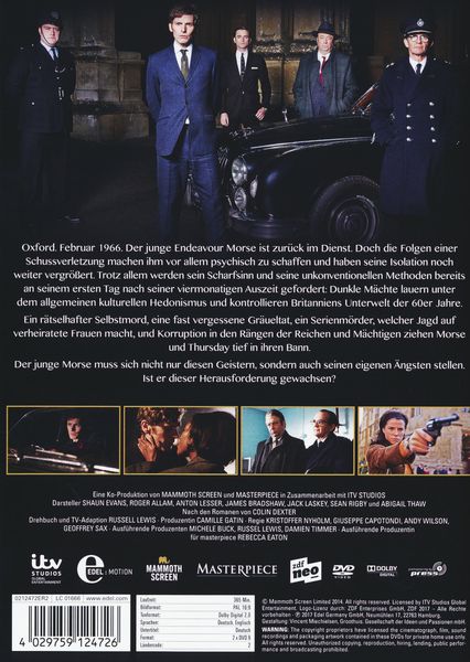 Produktbild: Der junge Inspektor Morse - Staffel 2 [2 DVDs]