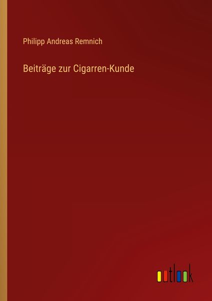 Produktbild: Beitr&auml;ge zur Cigarren-Kunde