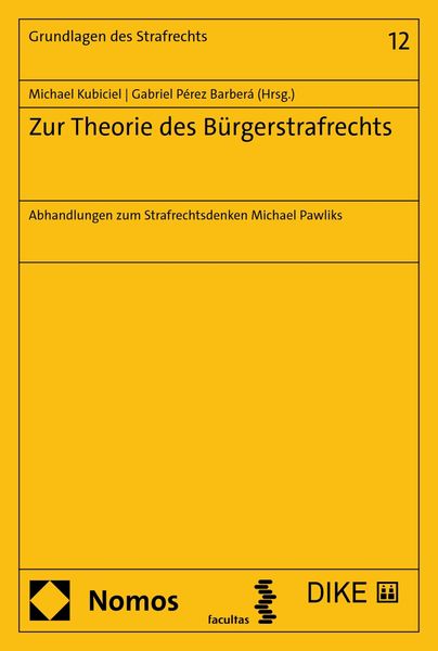 Produktbild: Zur Theorie des B&uuml;rgerstrafrechts